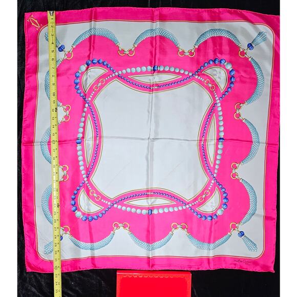 Must de Cartier Square Silk Scarf - Picture 4 of 7